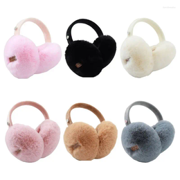 Bérets unisexe hiver chaud Bluetooth cache-oreilles sans fil couleur unie en peluche casque pliable musique écouter écouteur livraison directe