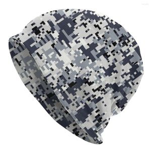 Berretti Urban Style Digital Camo Beanie Cap Unisex Winter Warm Bonnet Homme Cappelli lavorati a maglia Army Tactical Camouflage Skullies Berretti Caps