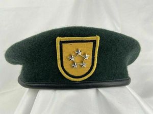 Bérets US Army 1th Special Forces Group Green Beret Officer 5 Star General Grade Hat Military Store