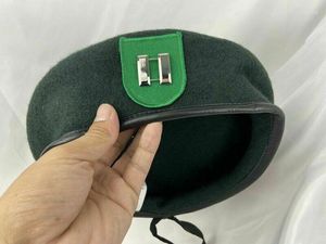 Bérets US Army 9th Special Forces Group Green Beret Officer'S Captain Rank Military Hat Store