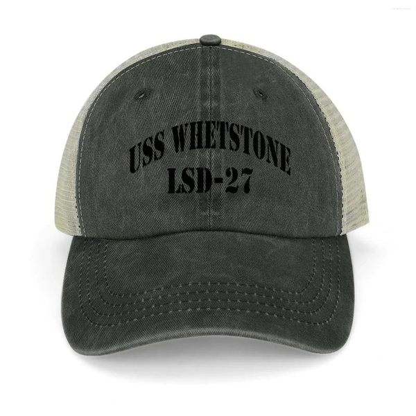 Berets USS Whetstone (-27) Ship's Store Cowboy Hat Anime Golf Cap Mens Women's