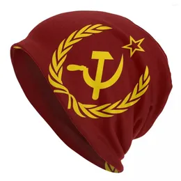 Berets USSS Union soviétique Socialisme Socialisme Caps Hommes Femmes Unisexe Tendance hivernale Chapeau trémest