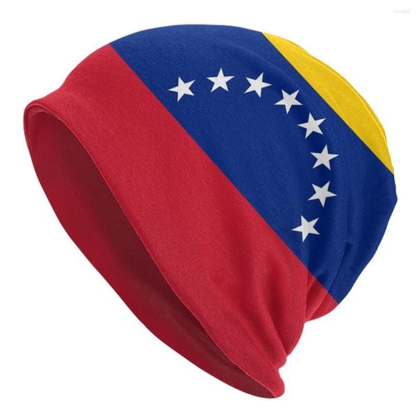 Bérets Venezolana Skullies Bonnets Chapeaux Drapeau du Venezuela Cool Unisexe Outdoor Caps Warm Bonnet à double usage