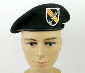 Berets Vietnam War US Army 5st Special Forces Group Green Beret Cap Insignia Hat M Store11635752