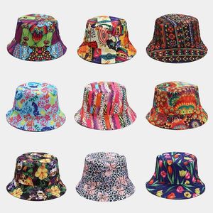 Bérets Vintage seau chapeau femmes Panama été chapeaux de soleil pour hommes réversible pêcheur plage pêche crème solaire Bob casquettesbérets