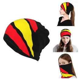 Berets Vox Flag espagnol Skullies Bons de bonnet Caps hommes femmes UV Protection Neck Gaiter Espagne Politique Partage Bandana Écharpe pour le cyclisme