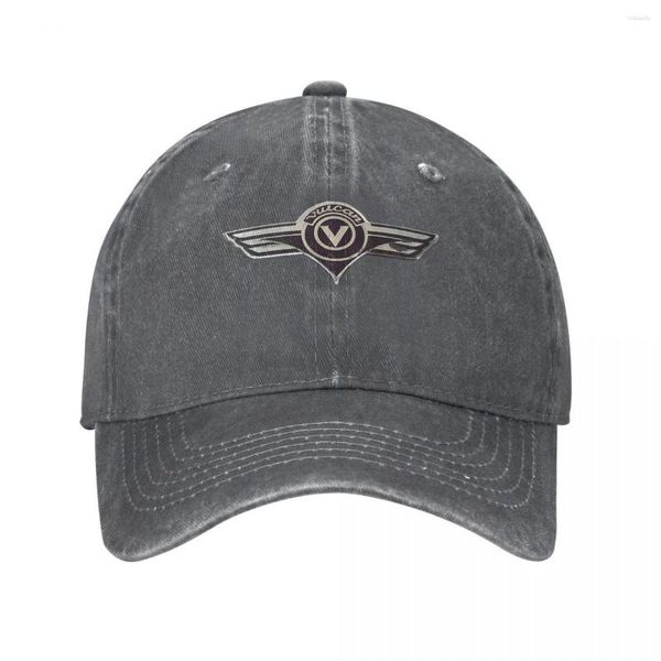 Boinas Vulcan motocicleta Modren gorras de béisbol lavados sombreros de mezclilla al aire libre ajustable Casquette deportes sombrero de vaquero para Unisex