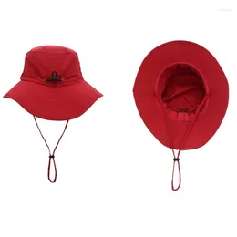 Berretti Cappello da cowboy occidentale Cappello da pescatore Collo a tesa larga per protezione solare Visiera da campeggio escursionismo