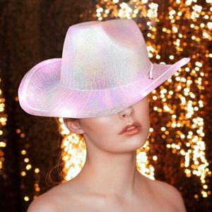 Bérets Style occidental chapeau de Cowboy mode léger nouveauté Cowgirl pour déguisement vacances photographie accessoires cadeau intérieur extérieur