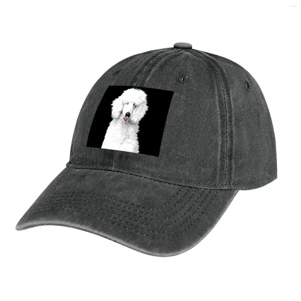 Bérets Caniche Blanc Cowboy Chapeau Anime Noir Baseball Hommes Femmes