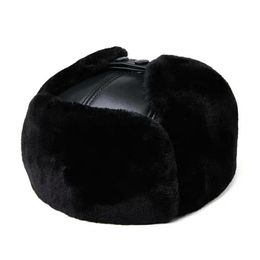 Bérets en gros mode 2021 100% haute qualité en cuir véritable rond chapeaux hommes femmes hiver chaud mouton casquette