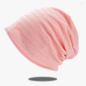 Bérets hiver Baggy Slouchy Beanie chapeau laine tricoté casquette chaude pour hommes femmes surdimensionné ski Cappello Streetwear