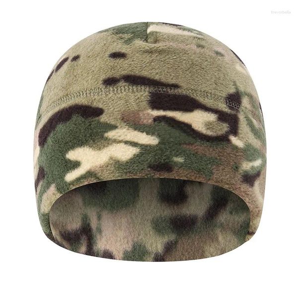 Boinas Capas de vellón de invierno para hombres Tactical táctico Hat de senderismo Gorro