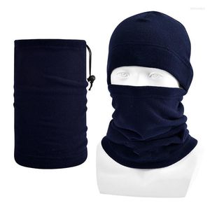 Beretten Winter Plush hoed Fleece Balaclava Men Face Mask Hek Warmer Beanies Thermal Head Cover Tactical Sports Ski -pullover SCRAPS