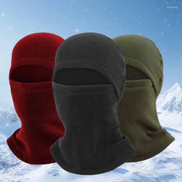 Bérets d'hiver sports chauds masque masque masque à vélo à la tête chaude chaude couvre-tête à l'extérieur du vent de ski de ski