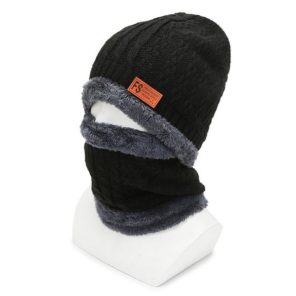 Bérets Hiver Épais Chaud Bonnet Chapeau Doux Stretch Slouchy Skully Tricot Casquettes Polaire Doublé Crâne Chapeaux De Ski Pour Hommes Femmes GorrasBérets