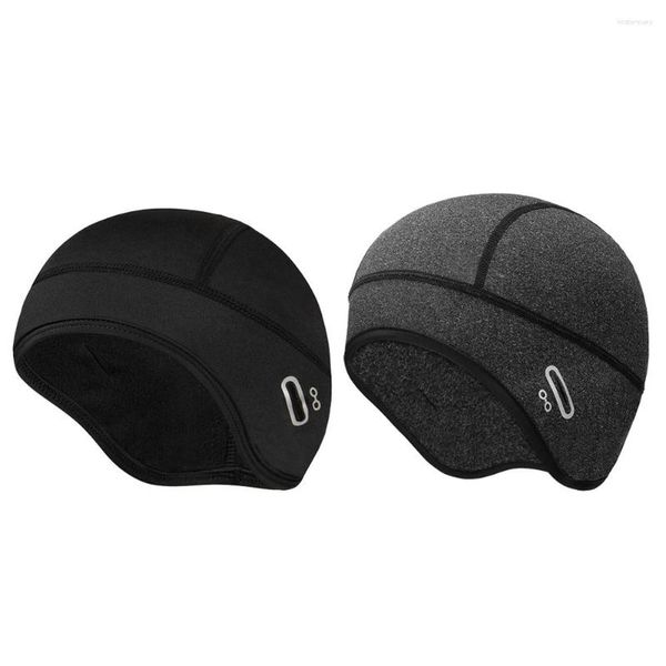 Boinas de invierno a prueba de viento sombrero de ciclismo masculino gorro térmico deportes gorro de lana para hombres equipo a prueba de frío