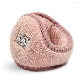 Beretten Winter Women Earmuffs Lamb Wol Warm vaste oorbeveiliging Earmuff MUBPEN Cover Earcap Winddichte stofvrijheid