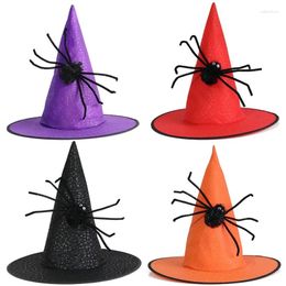 Bérets Costume de chapeau de sorcière sorcier magican halloween adulte gamin pour