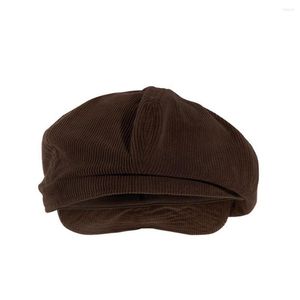 Berets vrouw man herfst winter hoeden vintage corduroy cap headwear accessoire outdoor activiteit casual feest schoolkantoor