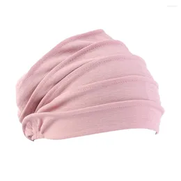 Bérets Femmes Coton Boneie Caps Turban Headwrap Sleep Chumiothérapie Chatte pour dormir rose miss