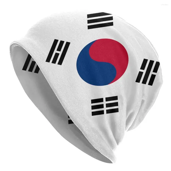 Boinas Mujeres Hombres Gorro Sombrero Bandera Coreana Cálido Primavera Invierno Al aire libre Hip-hop Cap