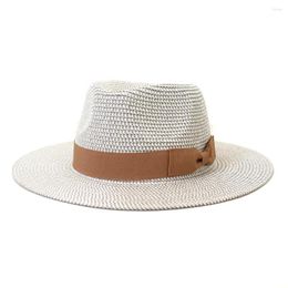 Boinas, sombreros de paja para hombres y mujeres, gorras de playa de verano, protección UV UPF, sombrero de sol de Jazz, sombreros de fieltro, gorra Chapeu para exteriores