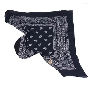 Bérets femmes unisexe visière pré-ajustée Bandana Turban chapeau Boho Paisley cravate imprimée florale