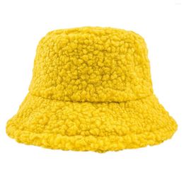 Bérets femmes hiver seau chapeau Vintage Cloche chapeaux chaud fausse laine en plein air pêcheur casquette écharpe gants ensemble