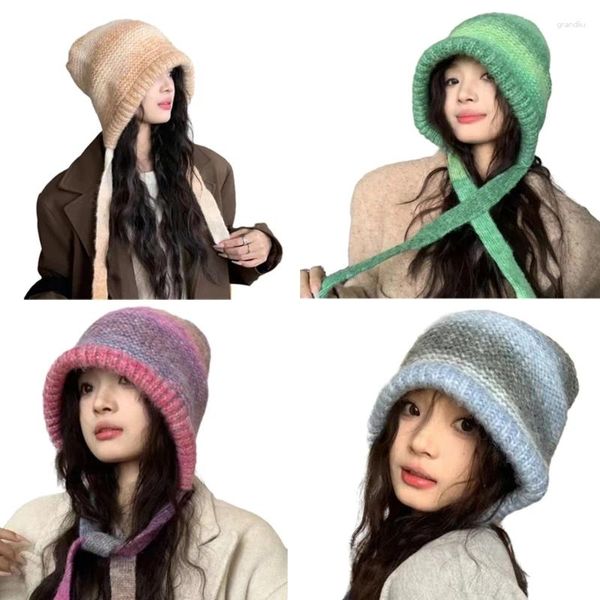 Boinas Lana Tejer Orejera Gorros Invierno Nieve Esquí Sombrero Peruano Orejera