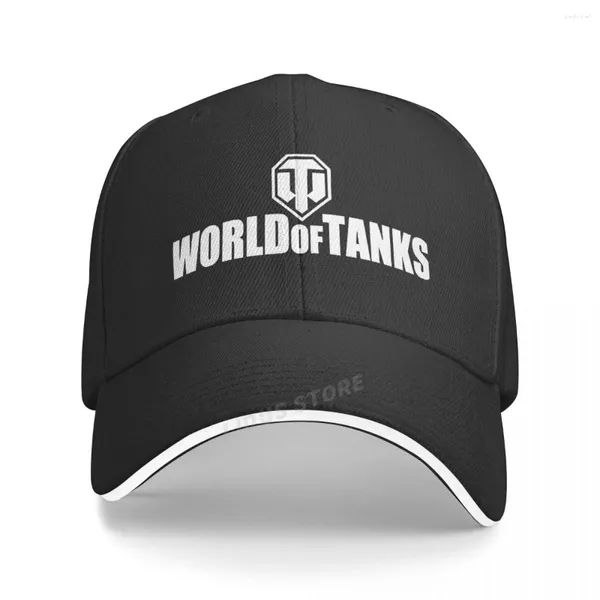 Bérets World of Tanks Baseball Caps Summer Casual Adjustable Ajustement Chapeaux d'extérieur Game Cool Game