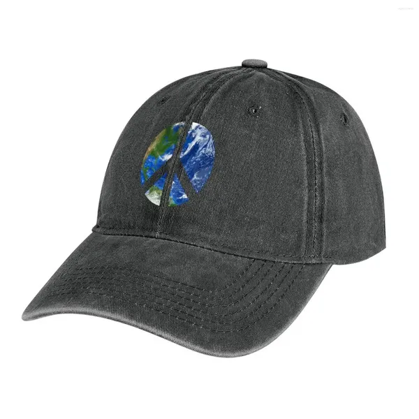 Boinas World Peace Cowboy Hat Trucker Senderismo Gorra deportiva Sombreros de verano para mujeres Hombres