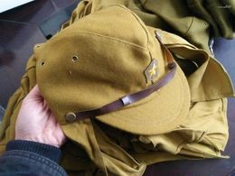 Baretten WWII JAPANSE LEGER SOLDAAT VELD WOLLEN CAP HOED 57-60cm Militaire Oorlog Reenactments 5605101
