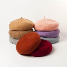 Beretten x194 mode verstelbare strip touw driedimensionale wollen bareta-schilder hoed winter warme brei lolita jas petten