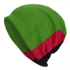 Boinas Zambia Flag Beanie Bonnet Knit Sombreros Hombres Mujeres Cool Unisex Adulto Invierno Warm Skullies Gorros Cap