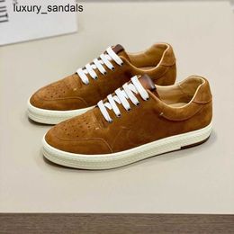 Berluti Herrenschuhe Playoff Leder-Sneakers Berlutibruti Low Cut Casual Sneakers für Herren Schnür-Sportschuhe aus Wildleder Rj