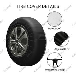 BERNESE MOUNTHAG HOND Print Reserve Tyre Cover Waterdichte bandenwielbeschermer voor autolruck SUV Camper Trailer RV 14 "-17"