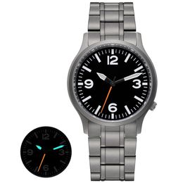 Berny Men Wristwatch Lightweight Sports Quartz Watch Bracelet Sapphire Glass Luminous 5ATM Waterproof Watches 240419