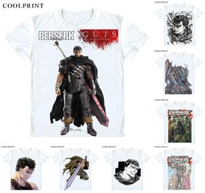 Berserk Kentaro Miura T -shirt Het prototype Guts Black Swordsman Anime Custom Casual Cosplay T -shirt Print Korte mouw T -shirt5709321