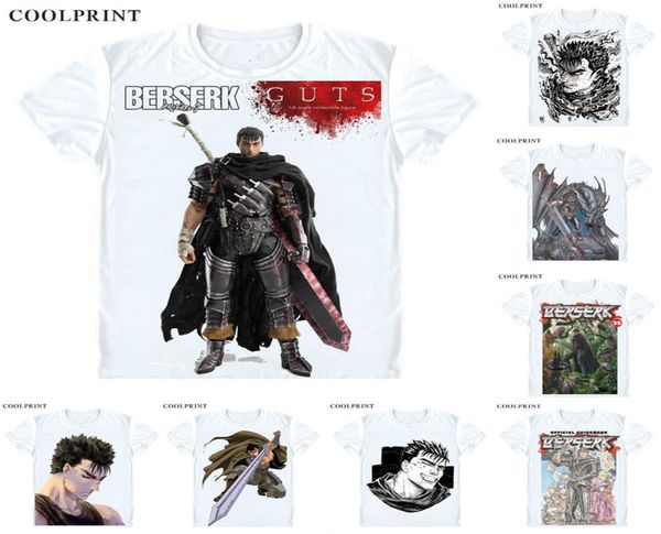 Berserk Kentaro Miura T Shirt The Prototype Guts Black Swordsman Anime Costerplay Cosplay Camiseta estampada Camiseta corta Camiseta 6086872