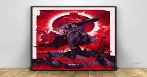 Berserk Poster Japan Anime Art Silk Posters Wall Decor Prints Quadro Cuadros H111091844444