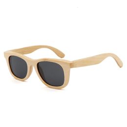 Gafas de sol de niños berwer gafas de sol pequeños bambú de bambú de gafas de madera para niños para niños lentes solares 240417