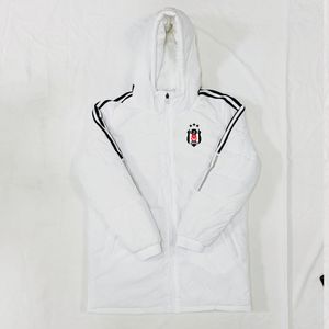 Besiktas Heren Down Winter vrijetijdssportjas Lange mouw Kleding Mode Jas Bovenkleding Puffer Parka's Teamemblemen op maat