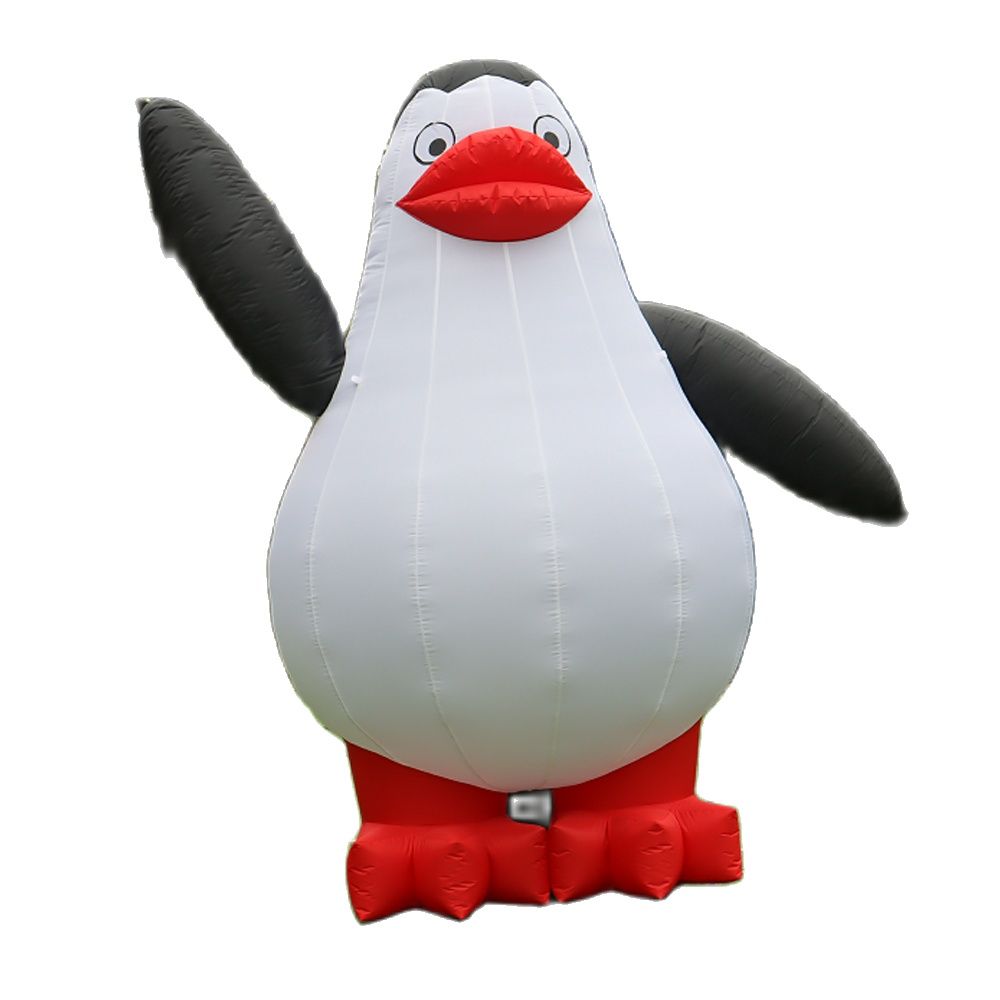 Belle dessin animé géant de pingouin gonflable pour les événements de défilé