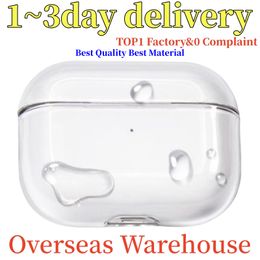 Beste 1 AAA +++ voor AirPods Pro 2 Air Pods 3 Max oortelefoons Airpod Bluetooth -hoofdtelefoonaccessoires Solid Silicone Cute Beschermende Cover Apple TWS Beste schokbestendigheid