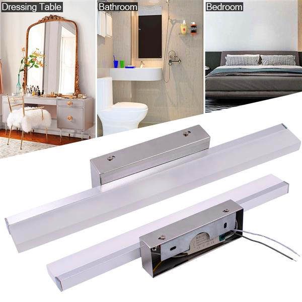 La mejor lámpara nueva e inteligente de 16W y 120CM, barra de luz para baño, luz blanca plateada, luces de alto brillo, iluminación de material de primera calidad