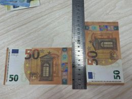 Beste 3A feestelijke feestbenodigdheden topkwaliteit prop euro 10 20 50 100 Toys Notes Nep Cash Copy Money Actual 1: 2 maat