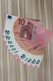 Meilleur 3A L01295 Fake Money Banknotes Collection des accessoires Ban QJSB Counter Euros S Business Gifts 10 Bills Play Billet Faux Party Cur 5021325