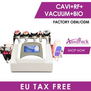 Lipolyse Laser sans taxe de l'ue réduction de graisse RF Cavitation sous vide machine amincissante multifonctionnelle de levage de peau à ultrasons