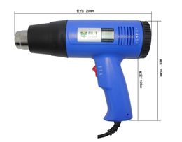 MEILLEUR 8016 Pistolet À Air Chaud De Poche LCD Affichage Pistolet À Chaleur Électronique 220 V 1600 W Pour SMT SMD Rework Réparation